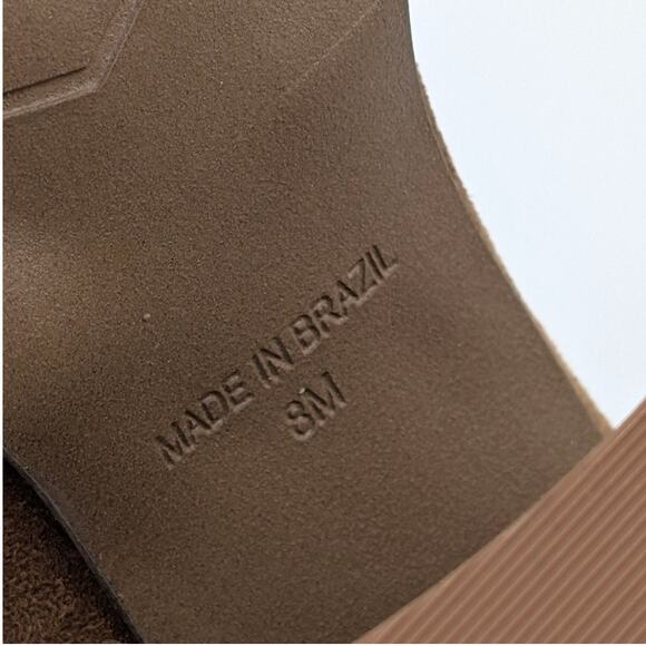 Steve Madden Touchdown Ankle Booties Side Zip Women's Brown Size US8M EU39 - Picture 14 of 15